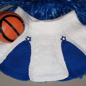 Team Spirit Cheerleader Outfit Knit Pattern image 4