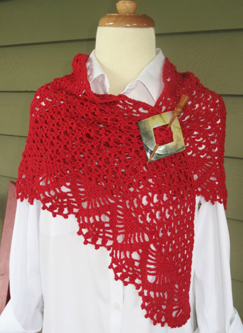 Yadkin Crochet Shawl pattern pdf image 4