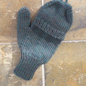 Knit Pattern Pop Top Mittens for Adults image 4