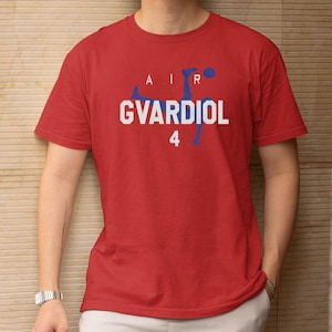 Air Gvardiol #4 Animated Style Soccer Graphic Tee, 2026 World USA Tournament Inspired, Croatia Star Player Football Gift Unisex T-Shirt image 1