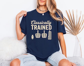 Vintage Manual Pedals Shirt, Classically Trained Stick Shift Mechanic Merch, Retro Driving Birthday Gift For Car Guy, Retro Driving Tee