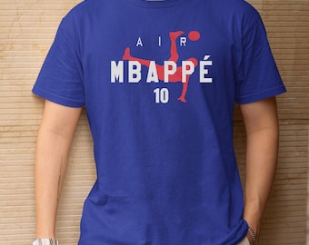 Air K. Mbappé #10 Animated Style Soccer Graphic Tee, 2026 World USA Tournament Inspired, France Star Player Football Gift Unisex T-Shirt