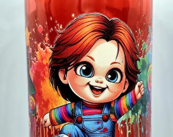 Chucky 16oz Horror Blood Drip Tumbler