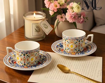 Set Da 2 Tazze Da Caffè In Vetro Da 170ml Con Sottobicchiere In Legno - Ideali Per Espresso, Cappuccino, Tè E Dessert | Regalo Perfetto Per Amanti Del Caffè - 4