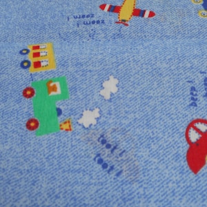 Brand New Trains, planes and cars Fabric 100% Cotton 18&quot; x 44&quot;