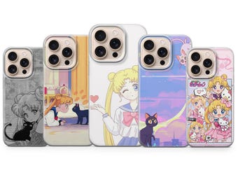 Sailor Moon Phone Case – Magical Girl Anime Case for iPhone 17 Air 16e Pro Max 15 14 13 12 11 | Samsung S26 S25 S24 FE | Google Pixel 10