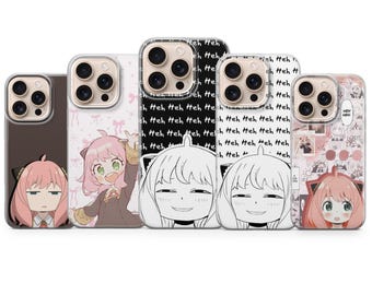 Anya Forger Handyhülle | Spy x Family Hülle für iPhone 17 Air 16e Pro Max 15 14 13 12 11 | Samsung S26 S25 S24 FE | Google Pixel 10 9 8 7 6