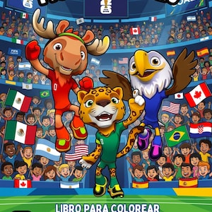 Libro para Colorear del Mundial 2026 - Descargable
