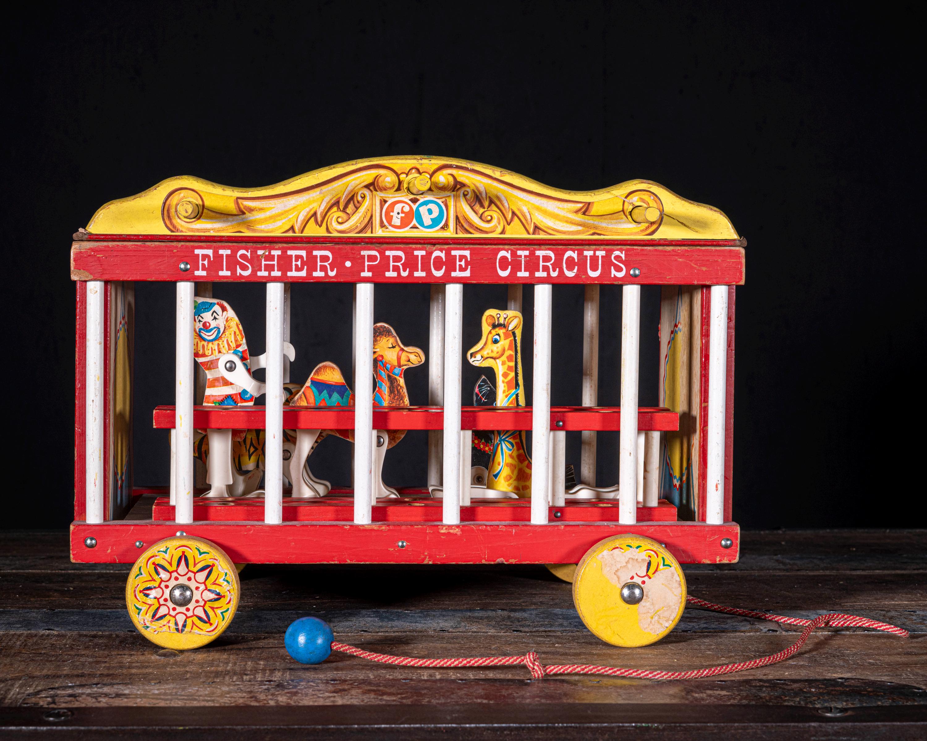 1960s Fisher Price Circus Wagon Play Set - Etsy