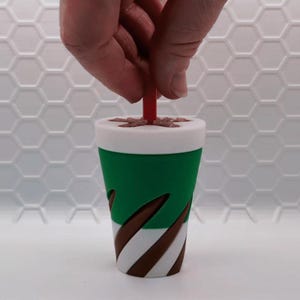 Fountain Soda Impossible Passthrough, Drink Cup Fidget, 3D Printed Fidget, Stress Relief Desk Toy Gift