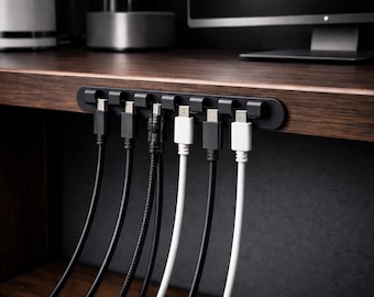 Under desk cable organizer