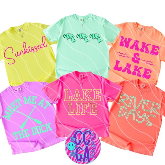 River Lake PNG Bundle – Trendy Funny Water Designs (Digital Download)