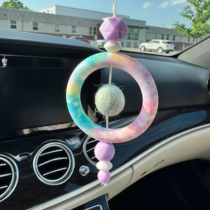 2026 Graduation Gift, Wise Owl Wool Felt Car Diffuser, Star Suncatcher Charm, Class of 2026 Gift, New Adventure Car Accessory