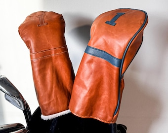 Patrón de funda de cuero para palo de golf e instrucciones para su construcción