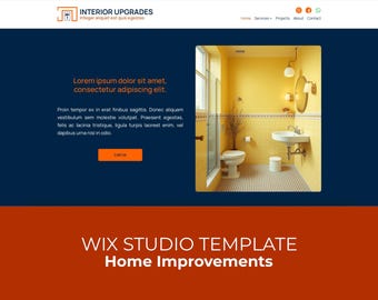 Wix Studio Template: Interior Upgrades for Refurbishment Businesses