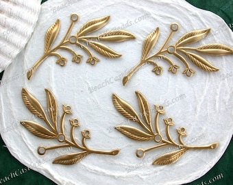 Leaves,Vintage Style,Supplies,Scrap booking,Collage,Craft Supplies,Jewelry Supplies,Made in USA,Wedding Supplies,Brass Leaves, STA-214