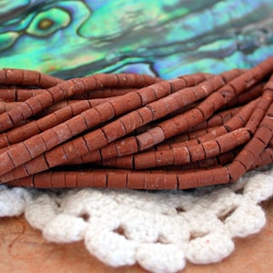 Serpentine Heishi Beads, Semi Precious Stone Beads, Heishi Beads, Brown Serpentine Beads, Brown Jade Serpentine SP-148