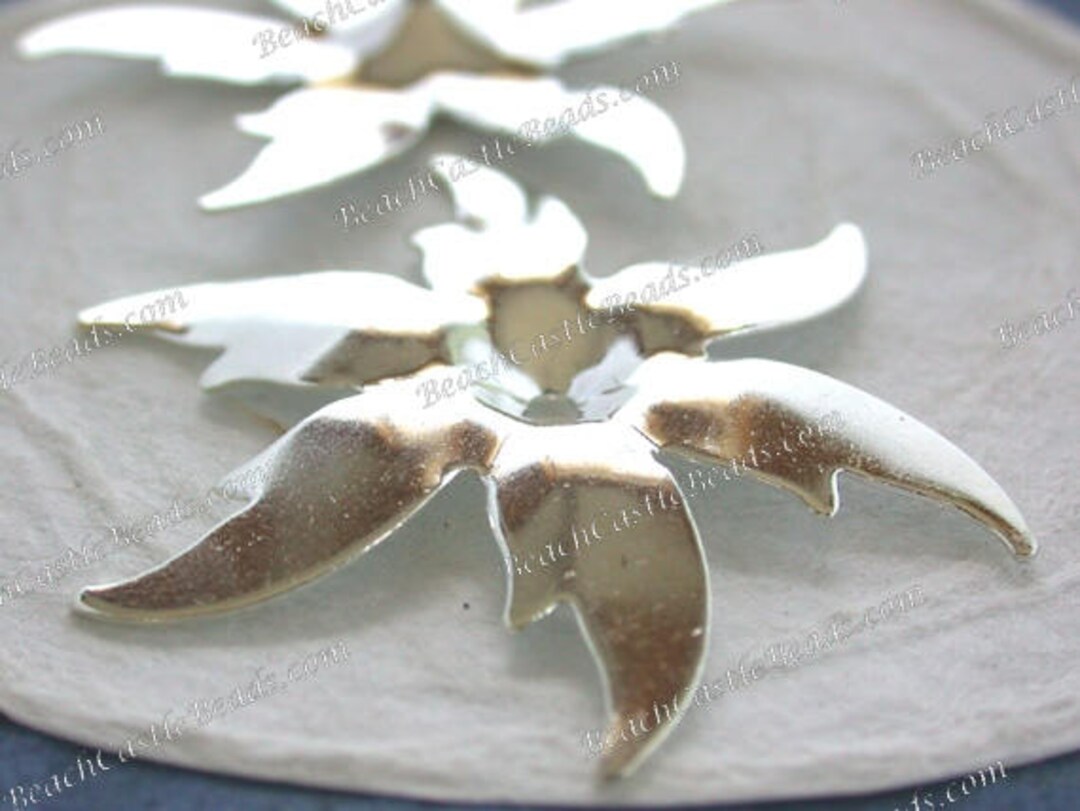 13号　STERLING SILVER 台座　フラワー Sterling Silver Flower Band Ring Size 8 - Etsy