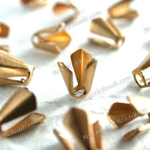 Raw Brass Flowers Vintage Style Metal Flowers DIY Wedding Tiara Crown Hair Wreath-Vine Supplies Craft Supplies Made in the USA ~ STA-563