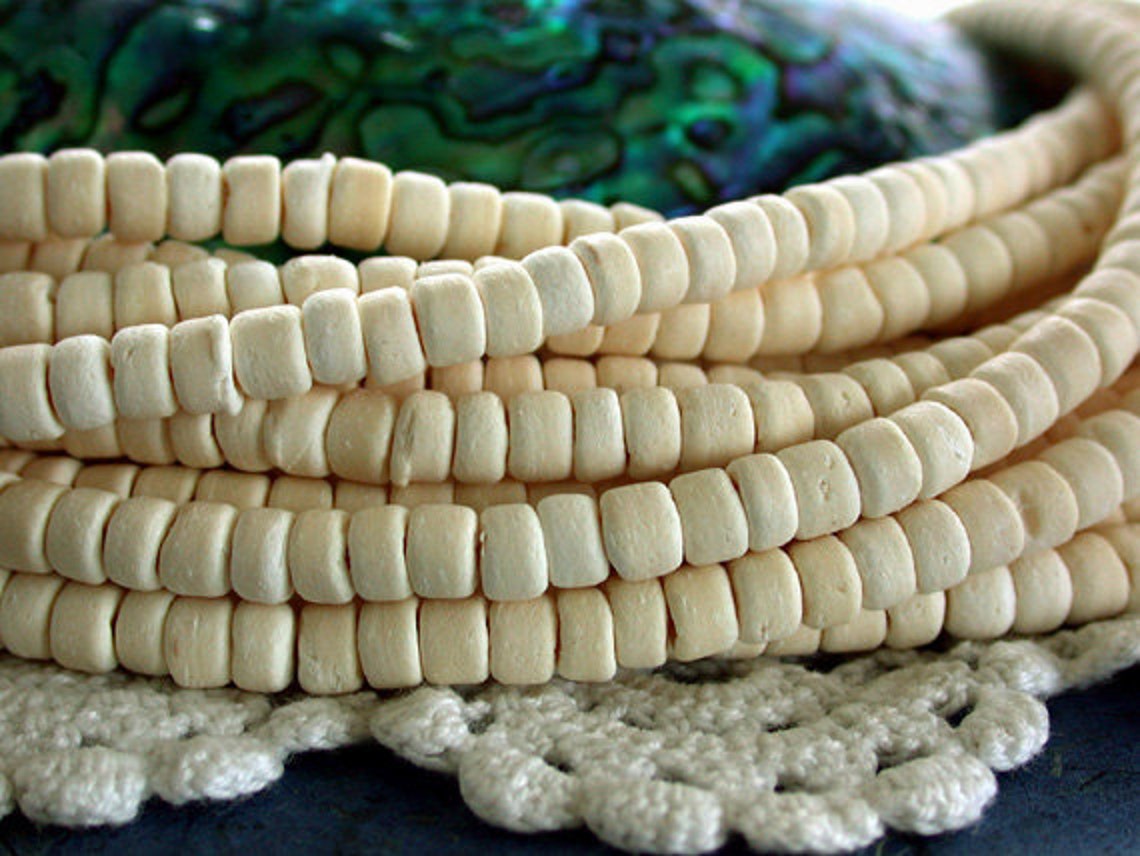 2 Strands Coconut Shell Beads Coco Beads Coco Shell Beads Etsy