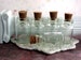 Glass Bottles, Tiny Glass Bottles, Glass Vials, Small Glass Vials with Corks, Small Bottles with Corks MS-002-5 