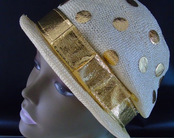 Bucket Hat Jami Exclusive Vintage 1960 Flapper Hat Union Label