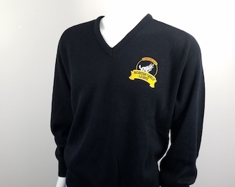 Carlsberg Beer 1980s Sweater Vintage Nordik Wolf Advertising