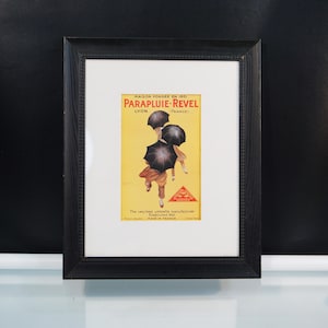 Umbrella Advertising Parapluie Revel Vintage Art Print Leonetto Cappiello Framed Wall Decor