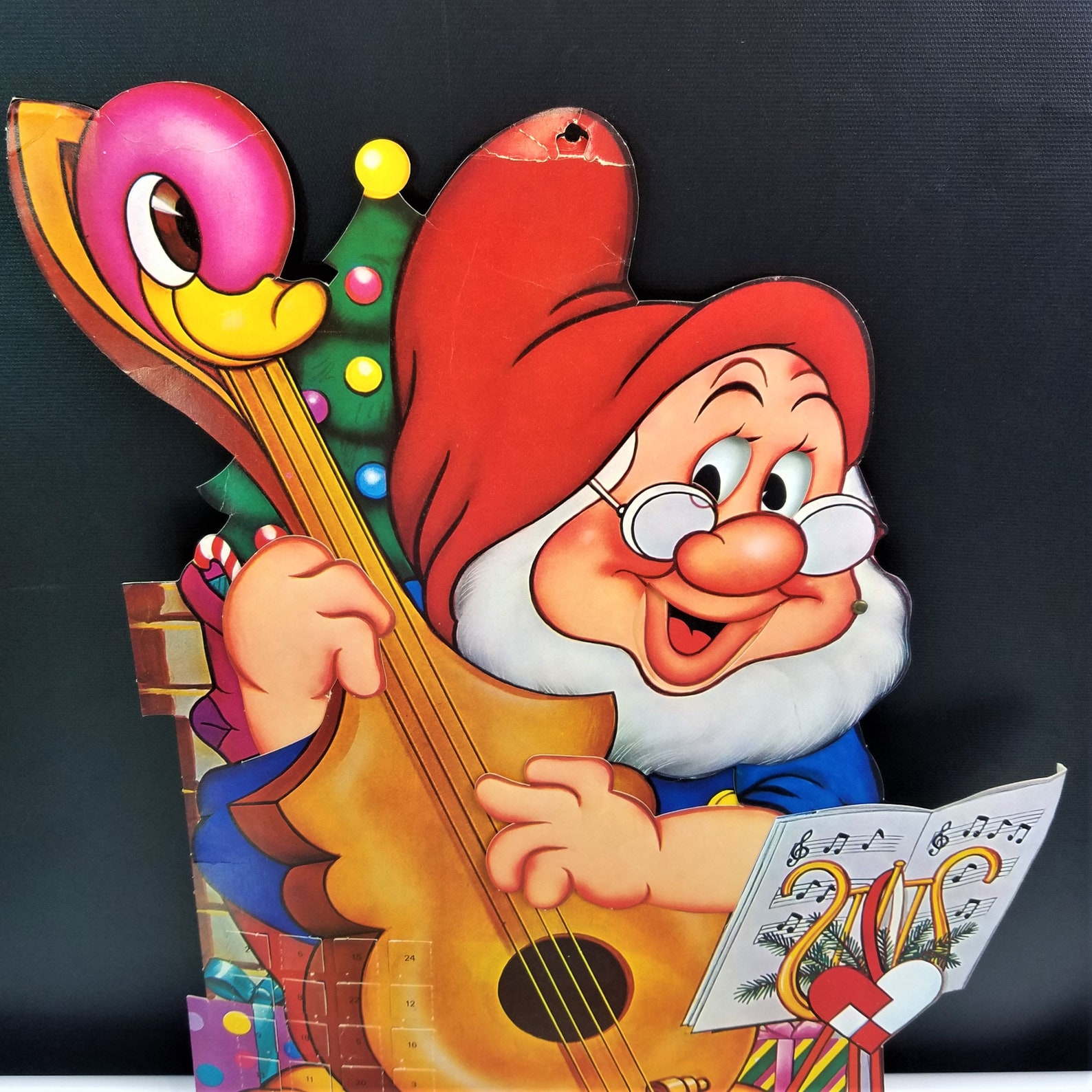 Disney Jumping Jack Dwarf Vintage 1980s Advent Calendar Walt Etsy