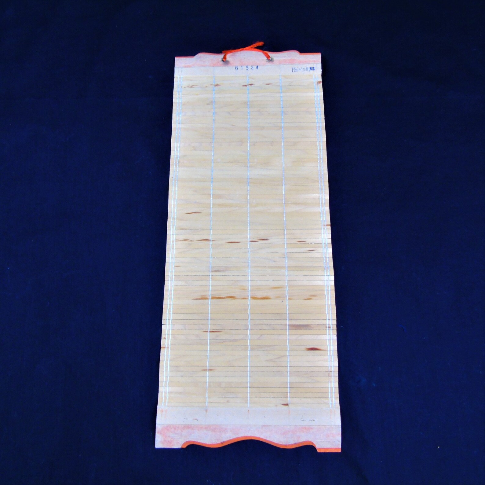 Vintage Bamboo Scroll Japan Salesman Sample Winter Scene Etsy