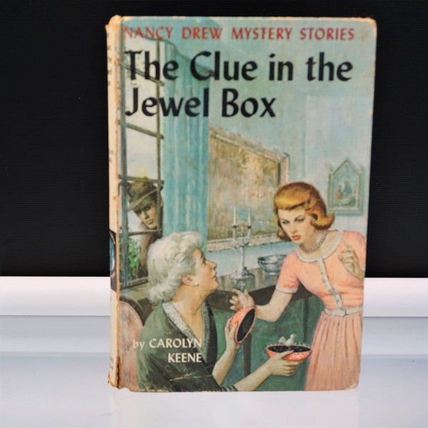 The Clue In The Jewelry Box Nancy Drew Mystery Series By Carolyn Keene Vintage 1943 Hardcover Book Juvenile Fiction