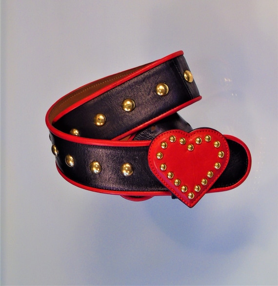 moschino redwall belt