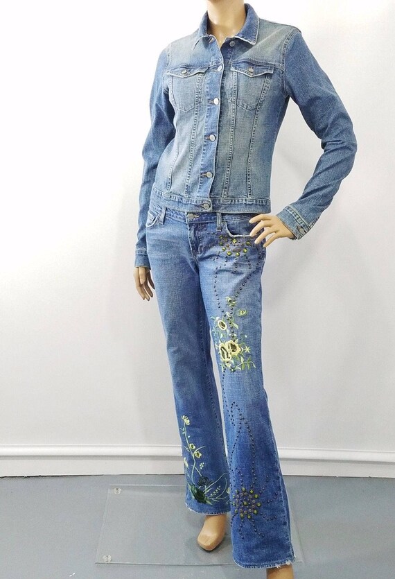 Denim 2 Piece Set Streets Ahead USA Trucker Jacket