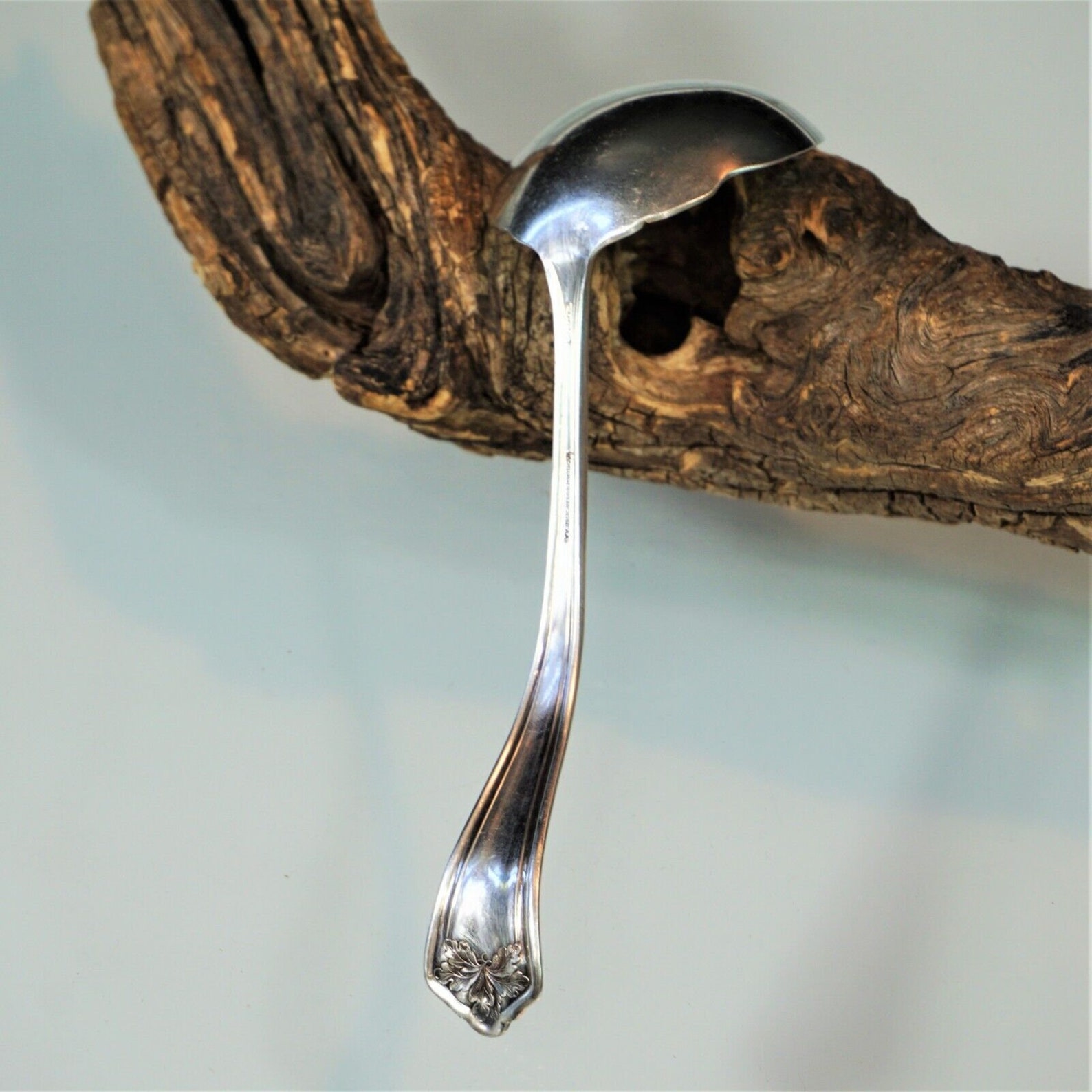 Gravy Ladle Spoon Antique WM Rogers Son Fair Oak Pattern Etsy