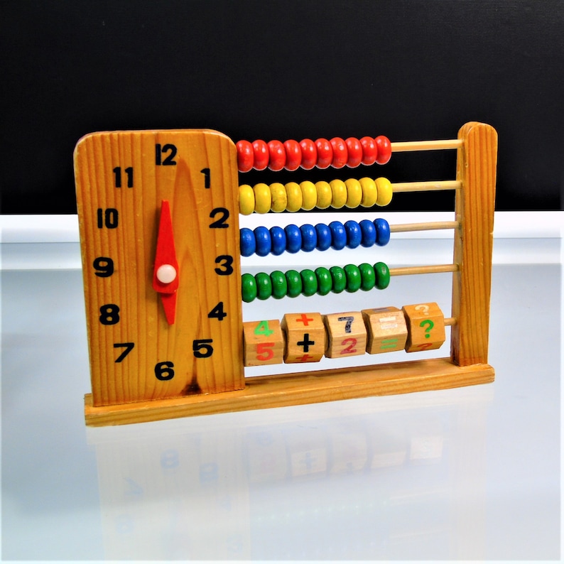 Holz Digitaluhr Kinder Lernen Zeit Zahlen Pädagogisches Spielzeug
