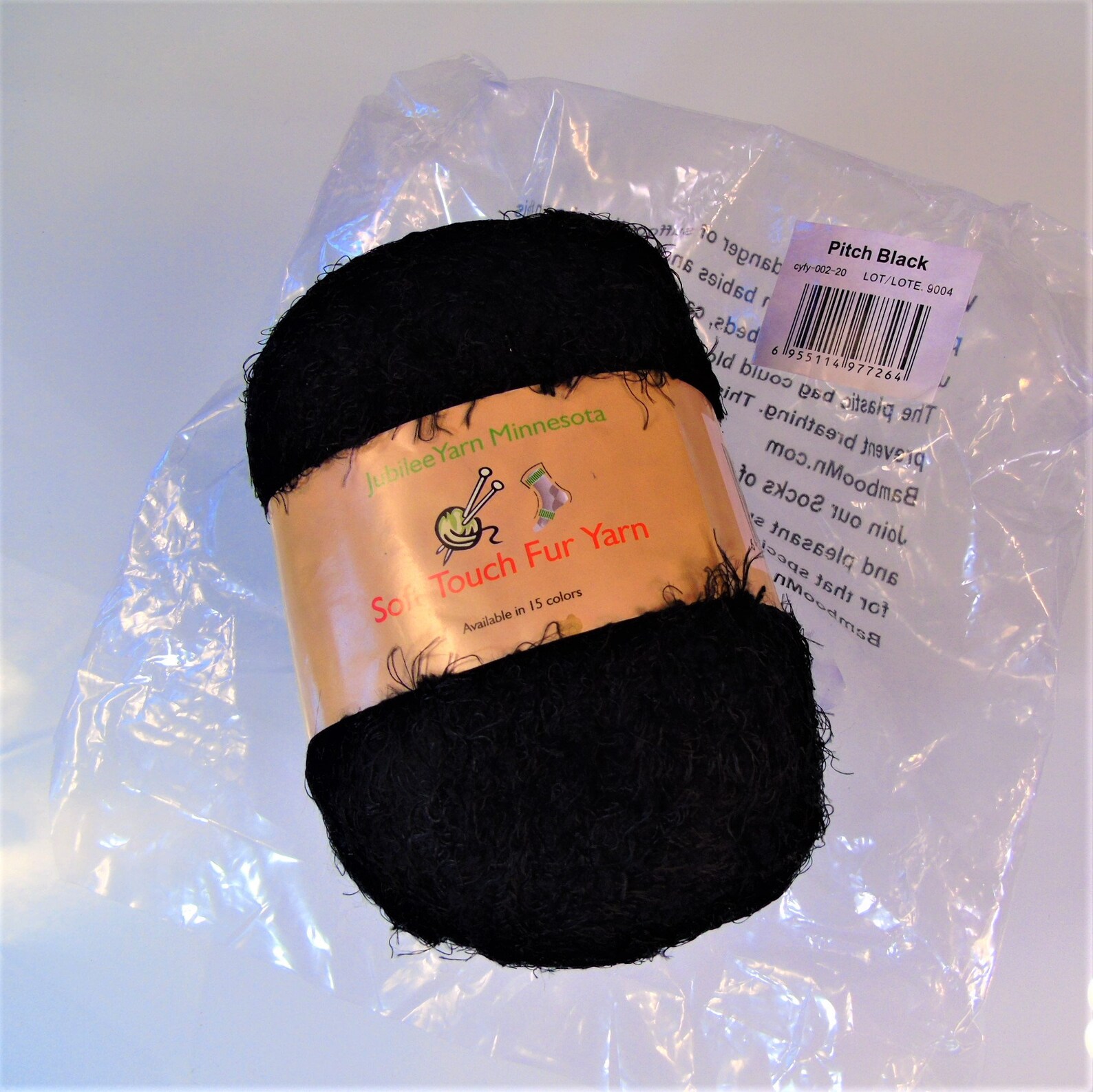 Jubilee Yarn Minnesota Soft Touch Fur Yarn Pitch Black 1 Etsy