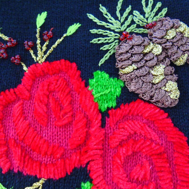 Vintage Sweater Storybook Knits Holiday Cardigan Home Shopping Network