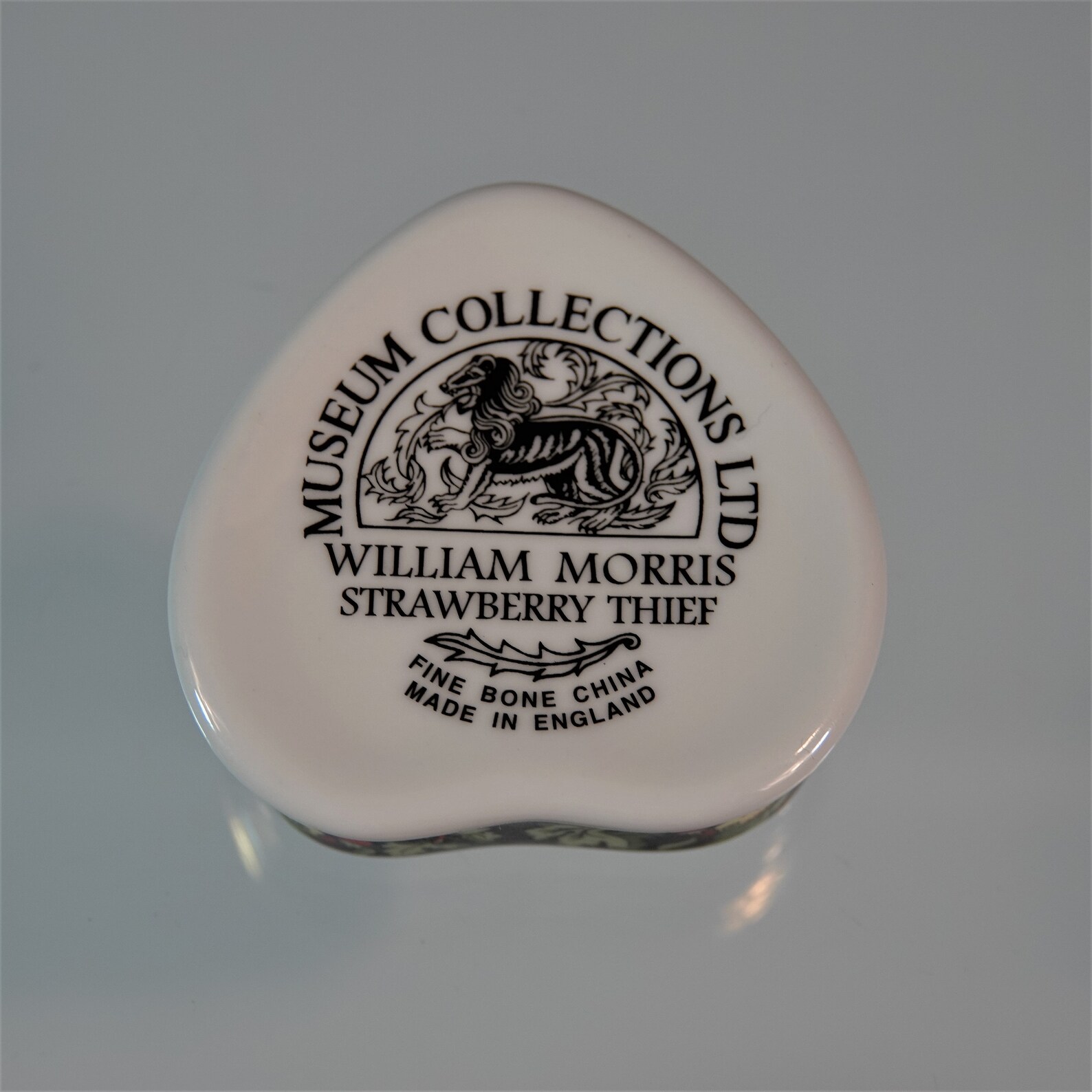 Vintage Trinket Box William Morris Strawberry Thief Heart Etsy