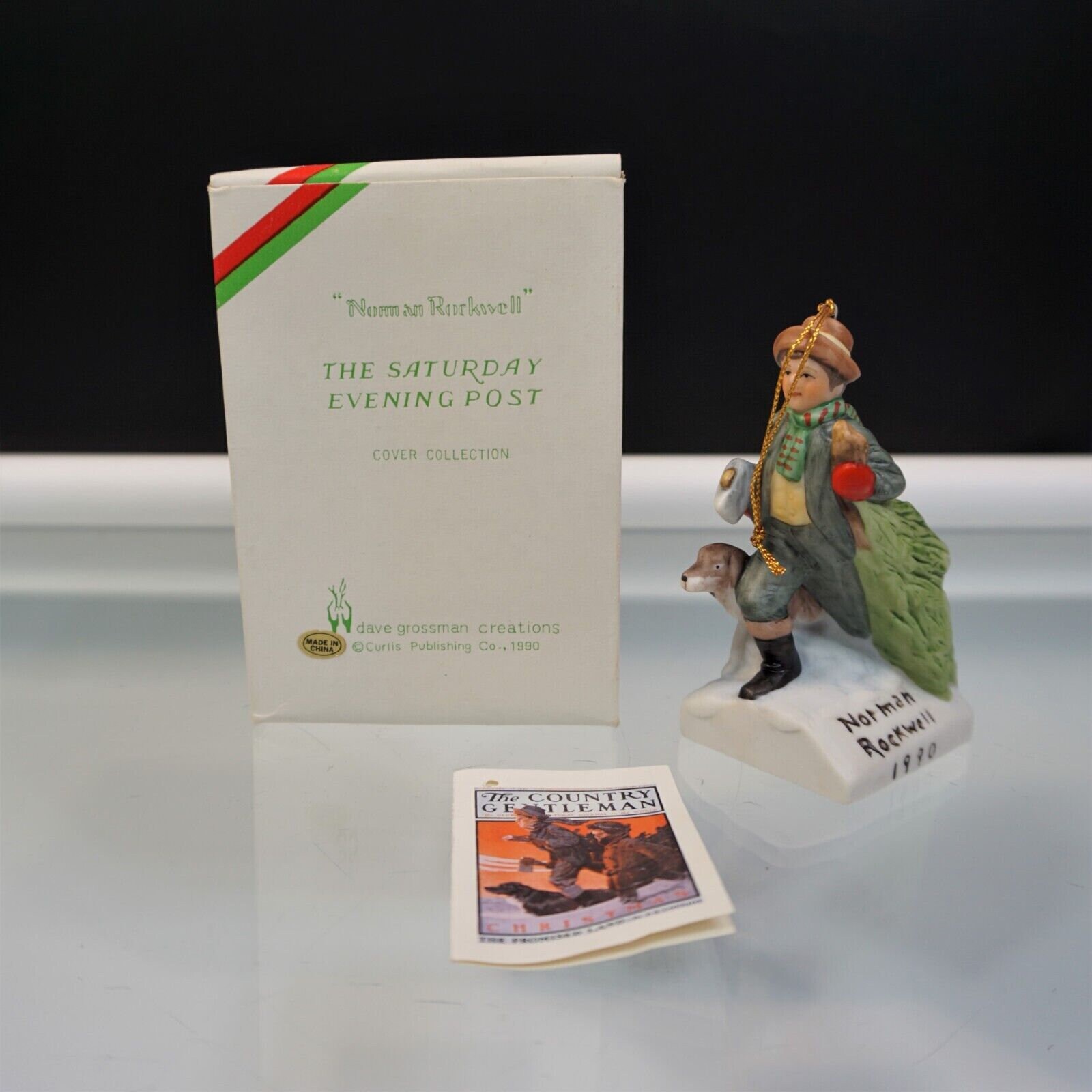 Norman Rockwell Christmas Ornament Bringing Home the Tree - Etsy India