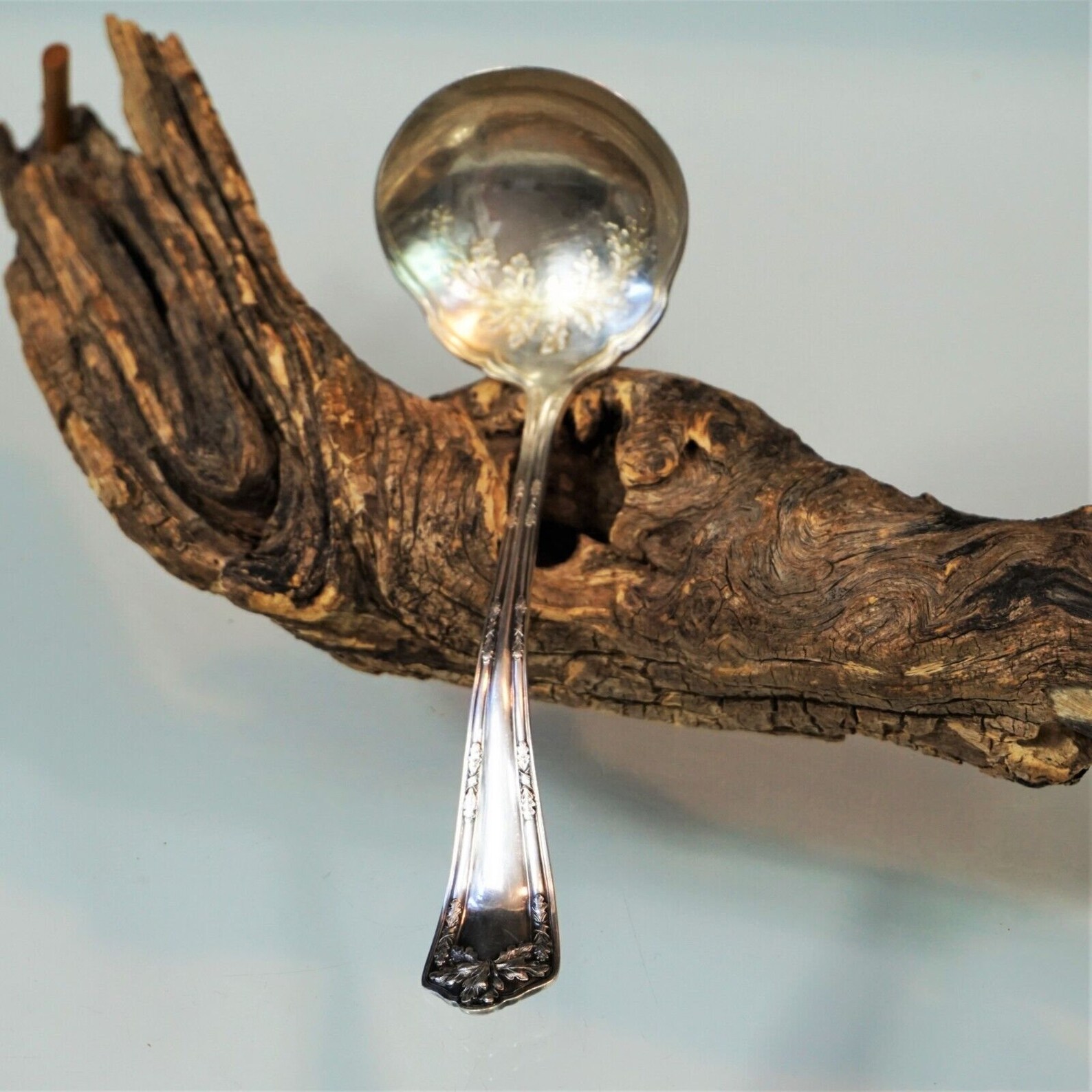 Gravy Ladle Spoon Antique WM Rogers Son Fair Oak Pattern Etsy