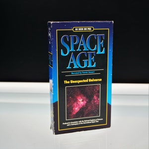 Space Age Part 3 The Unexpected Universe VHS 1992 Narrated By Patrick Stewart