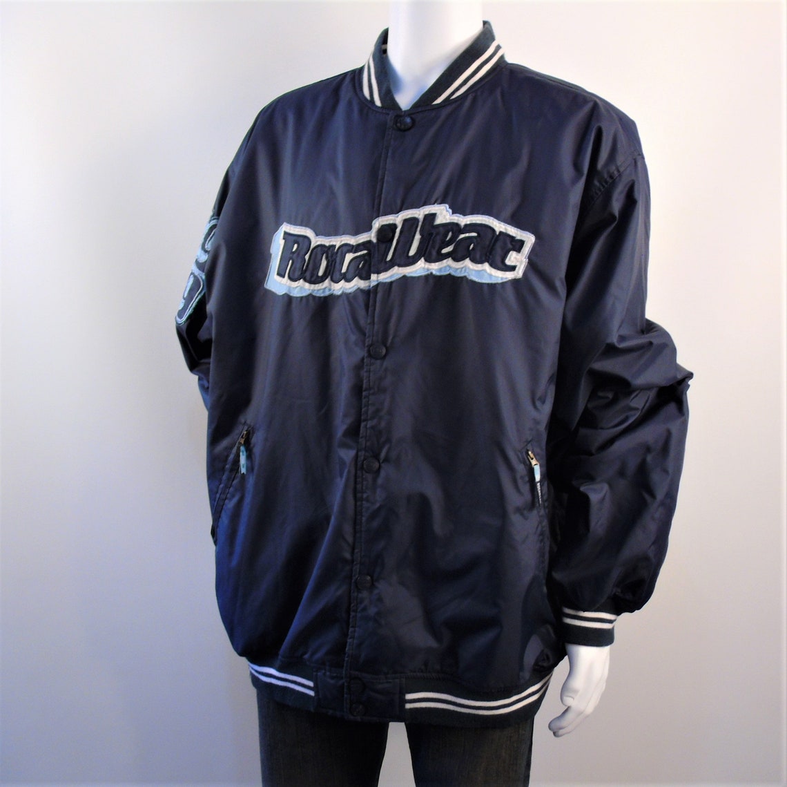 Vintage Rocawear Bomber Jacket Blue Rocawear Jacket | Etsy