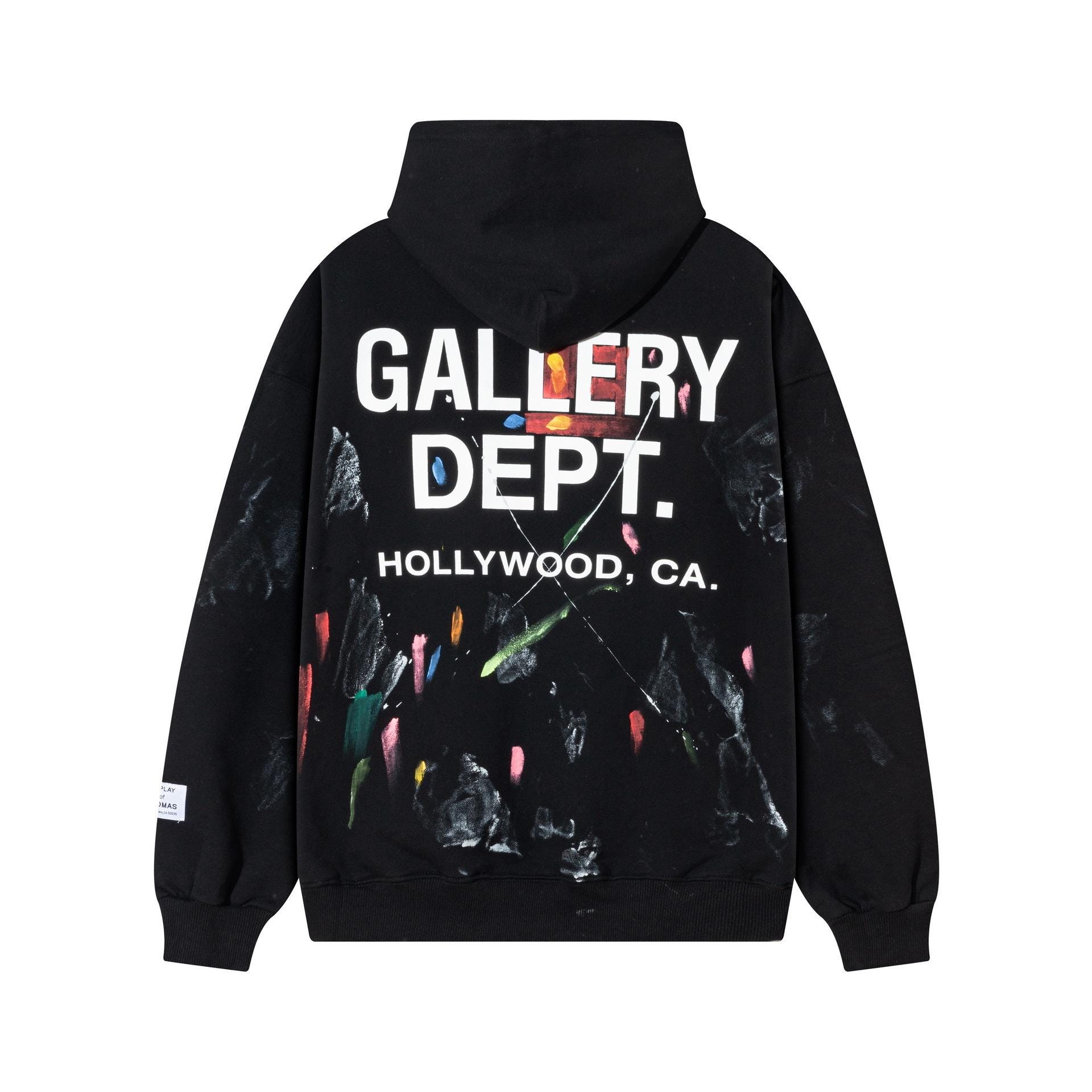 Gallery Dept Paint Splatter Hoodie | Hollywood CA Graphic 