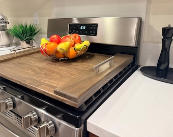 Stove Top Cover Wooden Noodle Board Serving Tray Homeware