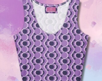 OhNoNovi, Dark Orbit All-Over-Print-Crop Top | Novaversal
