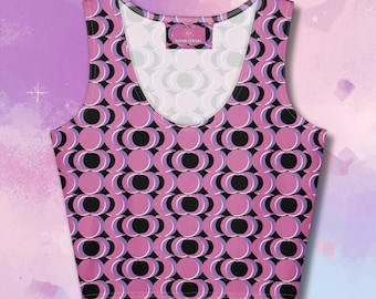 OhNoNovi, Void Bloom All-Over Print Crop Top | Novaversal