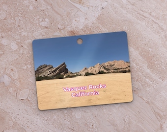 Vasquez Rocks Metal Ornament