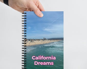 California Dreams Hermosa Beach Spiral Notebook