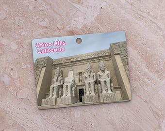 Chino Hills California Egyptian Building Metal Ornament