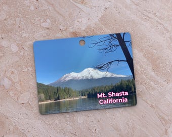 Mt. Shasta California Metal Ornament
